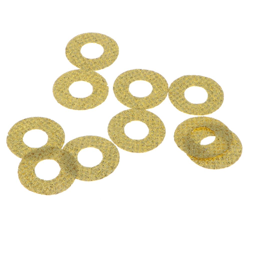 4x10pcs Plastic Safety Toy Eyes + Glitter Nonwovens + Washer 20mm Gold