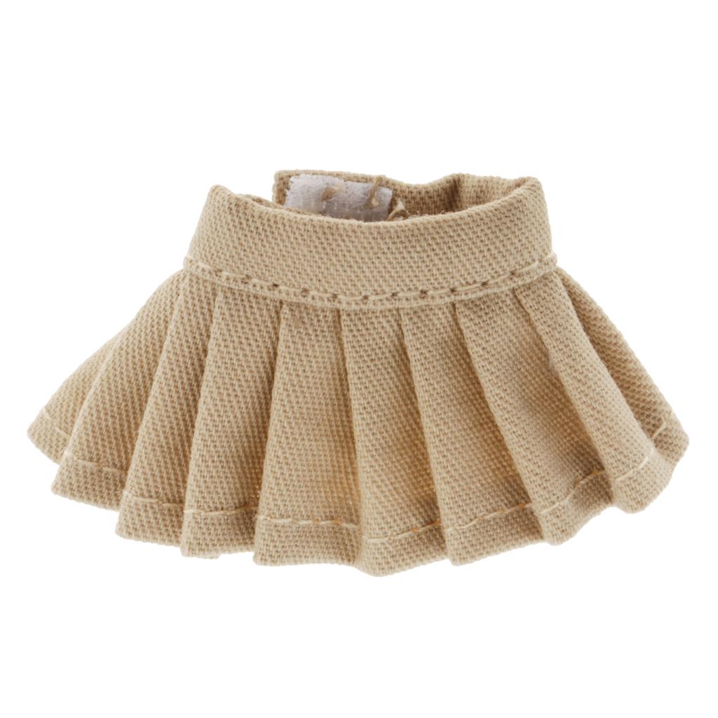 Mini Pleated Skirt Khaki