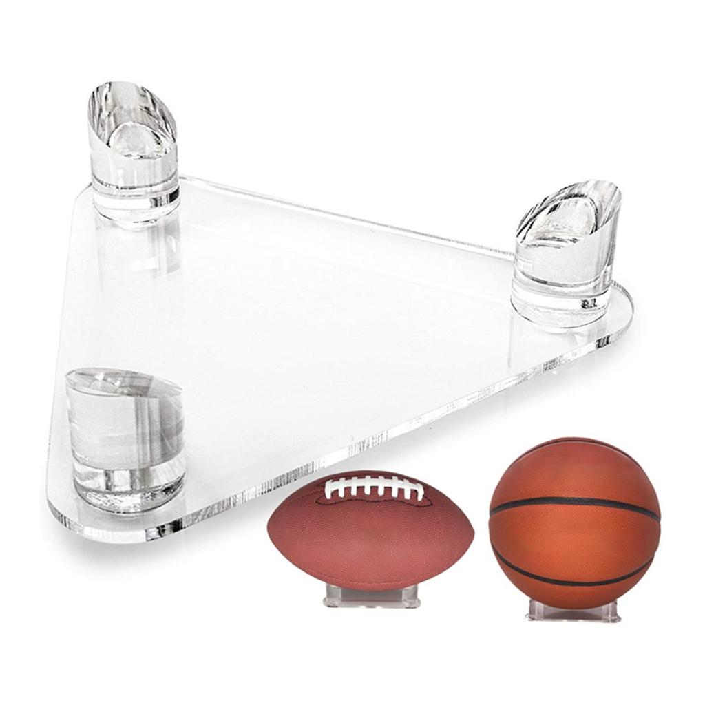 Acrylic Clear Ball Display Stand Rugby Basketball Football Soccer Holder