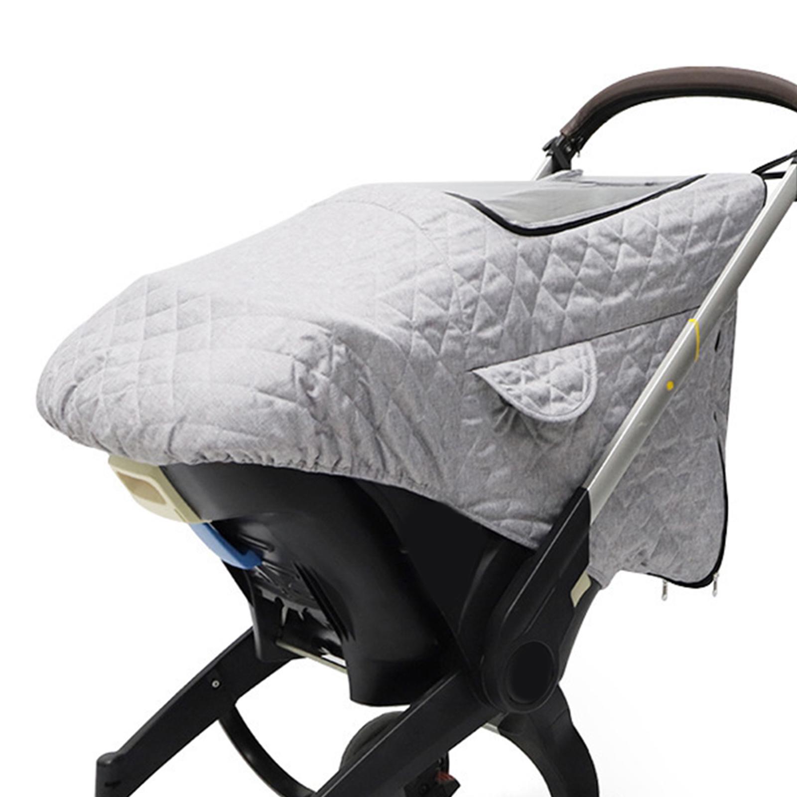 Stroller Raincover Universal Thick Soft Warm for Stroller Travel Accessories
