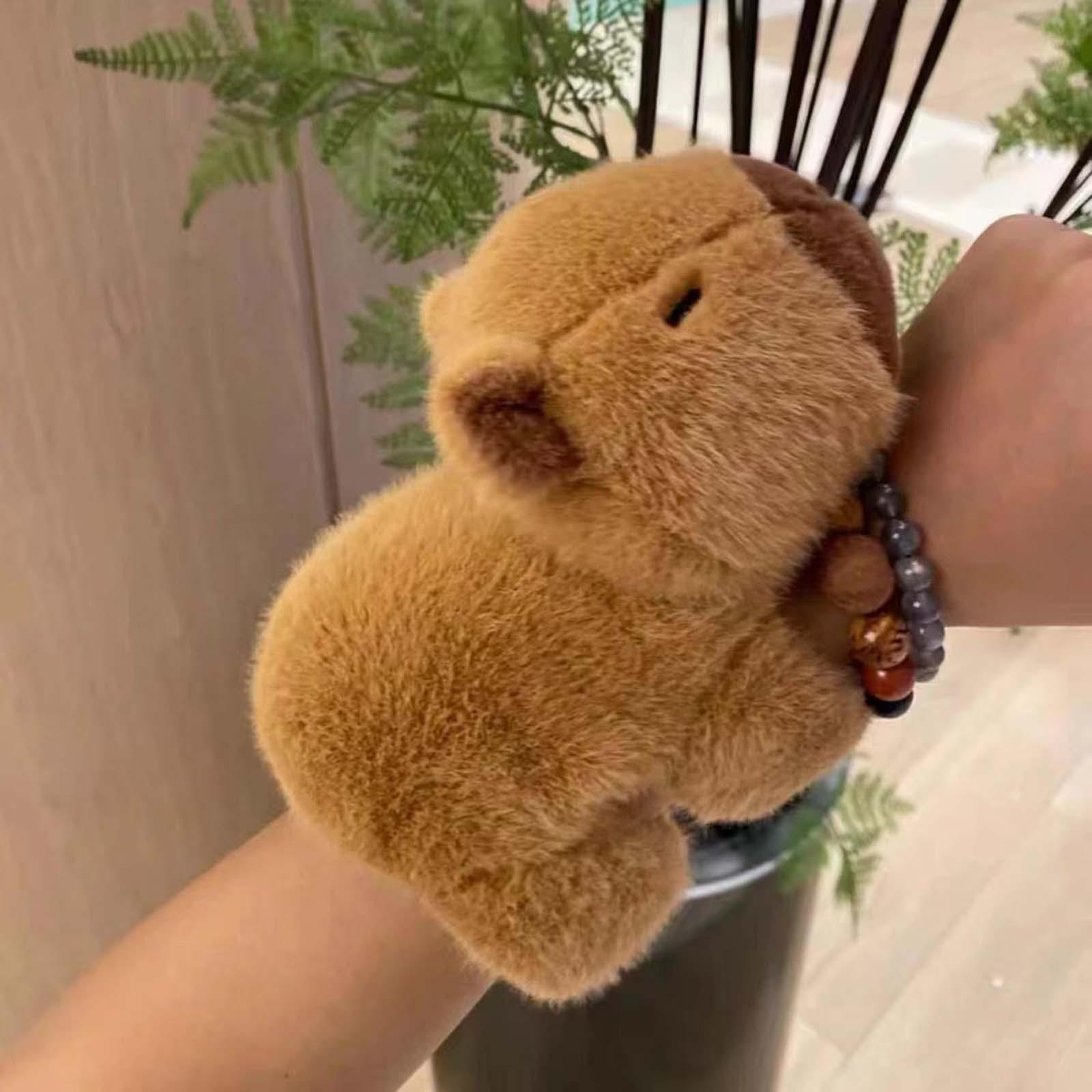 Capybara Slap Bracelets Simulation Party Favor Soft Gifts Capybara Plush Toy