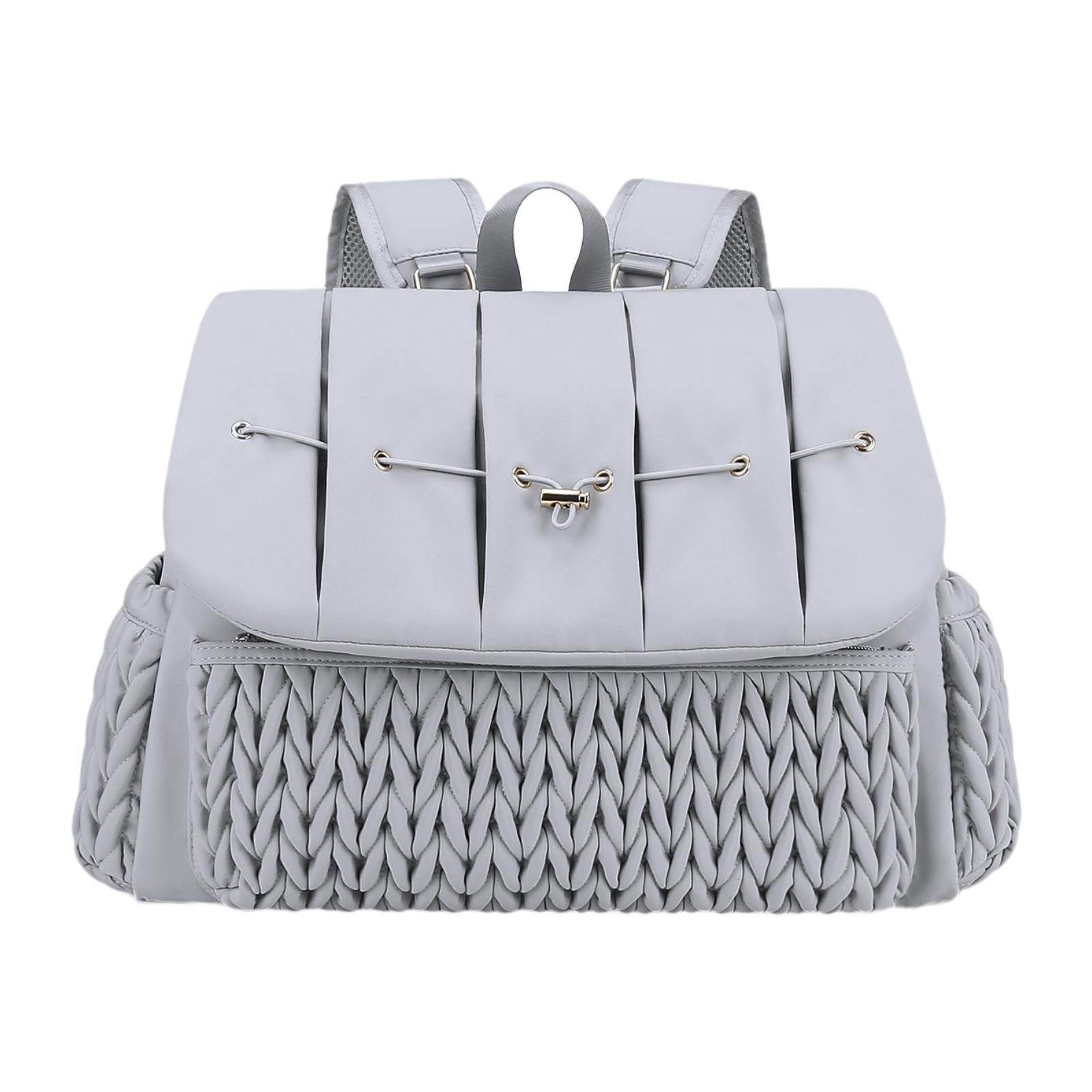 Diaper Bag Backpack Gray