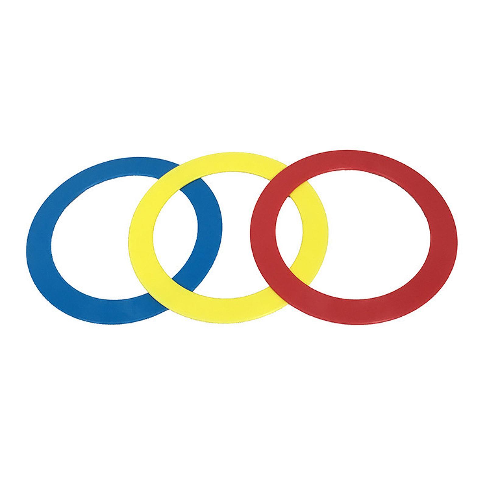 3x Juggling Rings for Acrobatic Acrobatic Troupe Props Throwing Rings