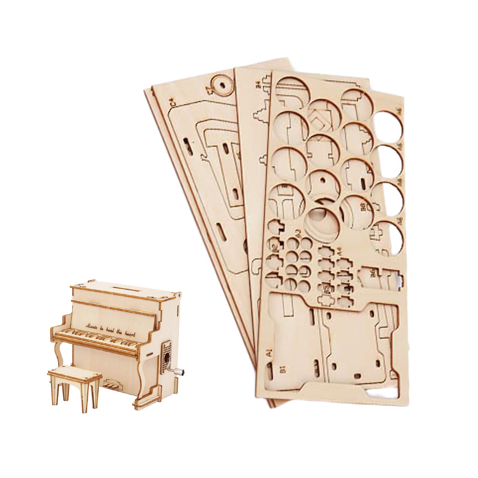 Piano Music Box 3D Puzzle