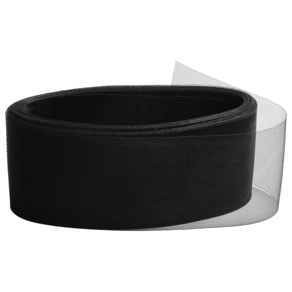 Polyester Ribbon Net Trim Ribbon Wedding Sewing DIY Crafts Favors Black