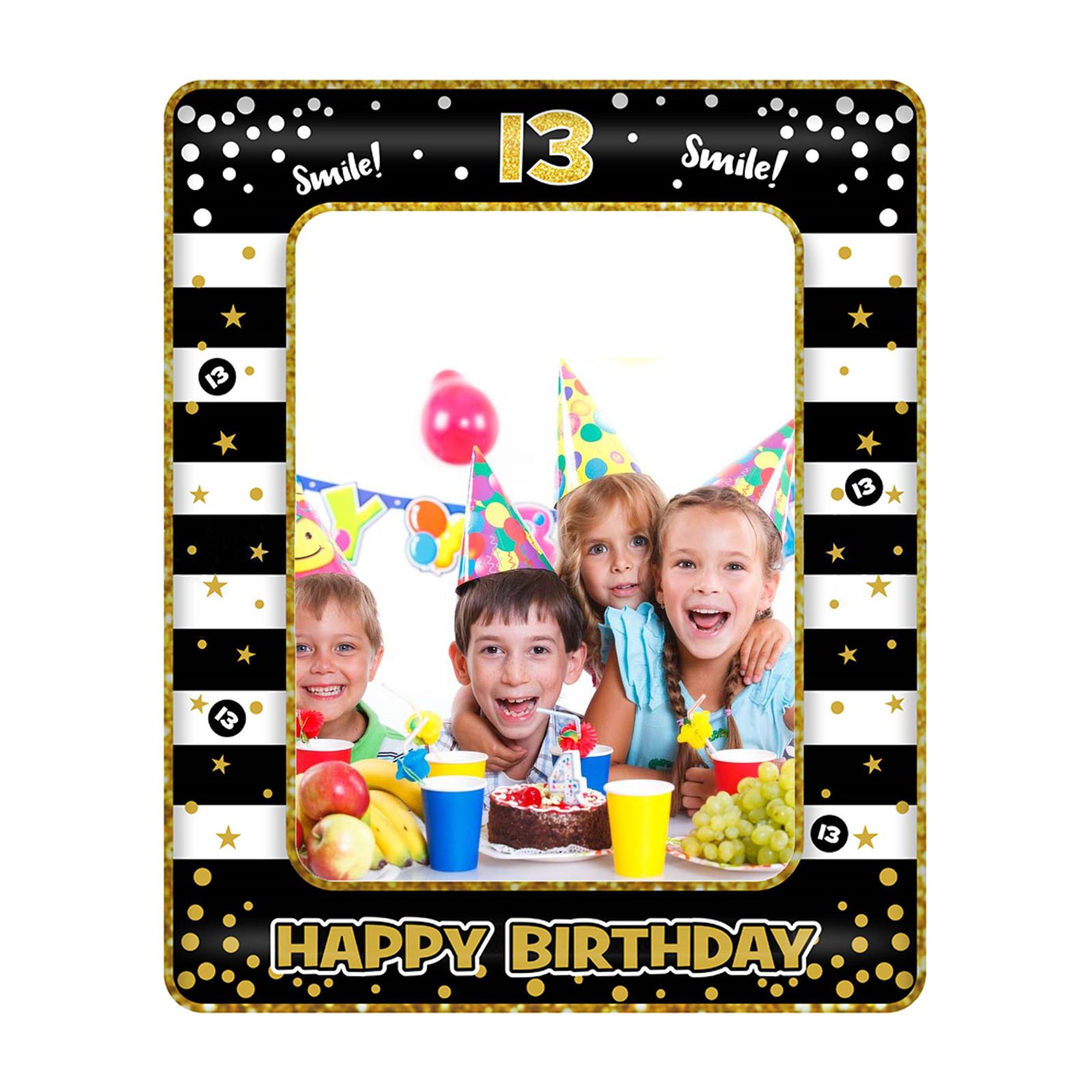 Inflatable Selfie Picture Frame Birthday Party Photo Frame 13 Years Old