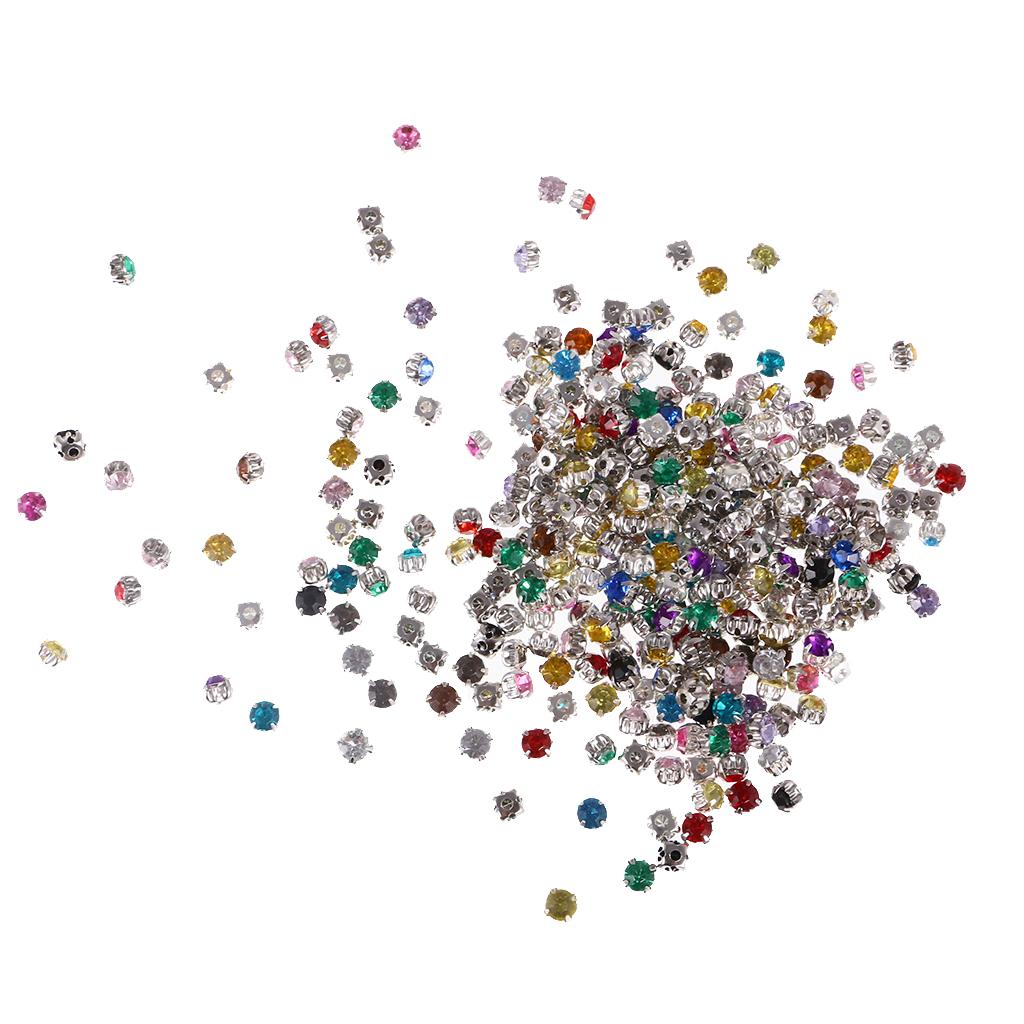 Sew On Diamante Crystals 6mm