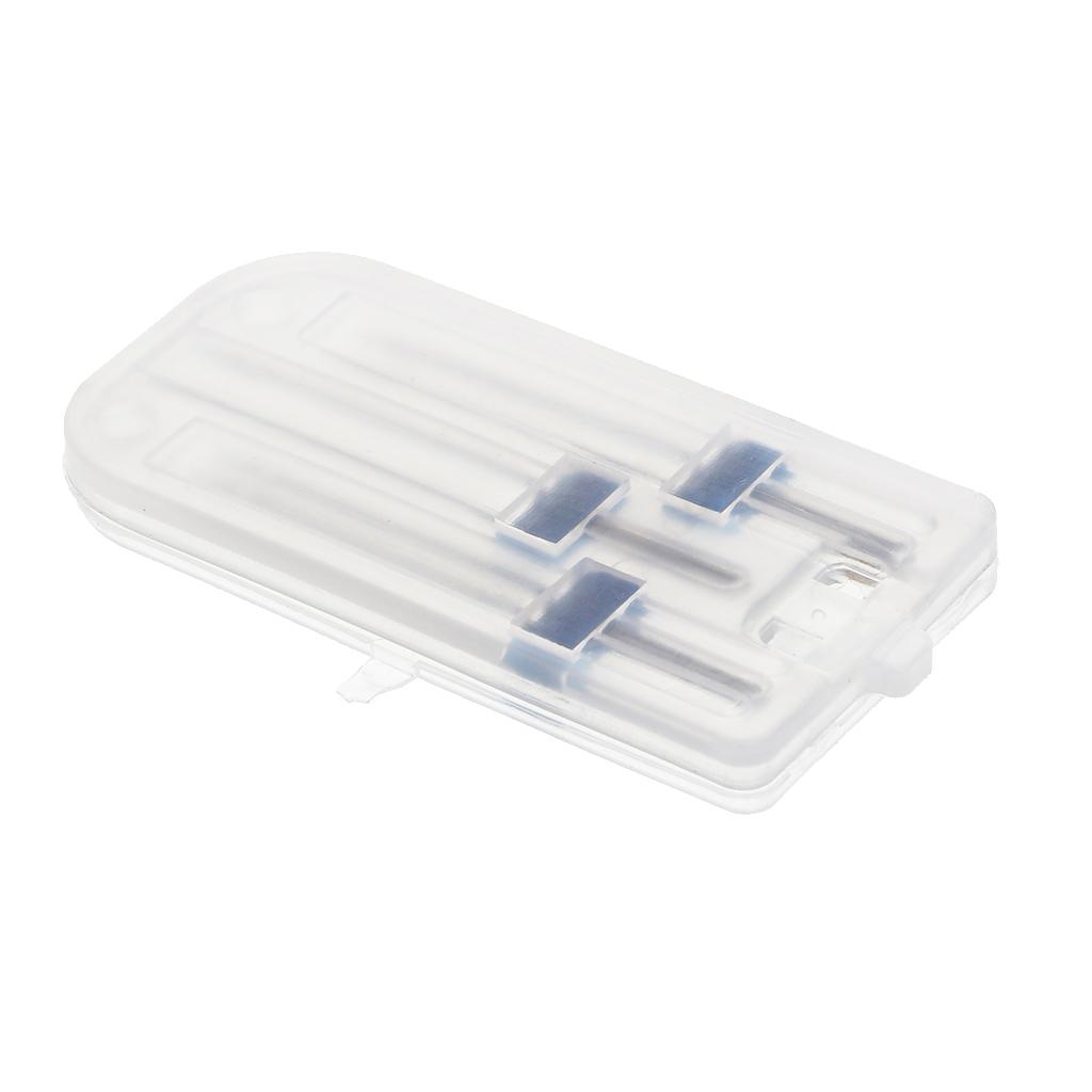 4x3pcs Double Twin Needles Pins Sewing Machine Accessories with Plastic Box