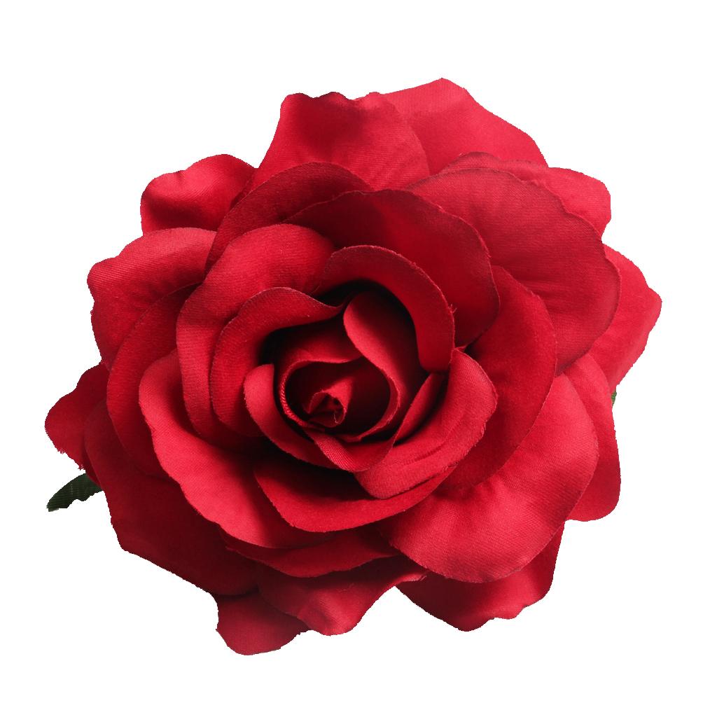 30x Artificial Silk Rose Buds Flower Head DIY Accessories