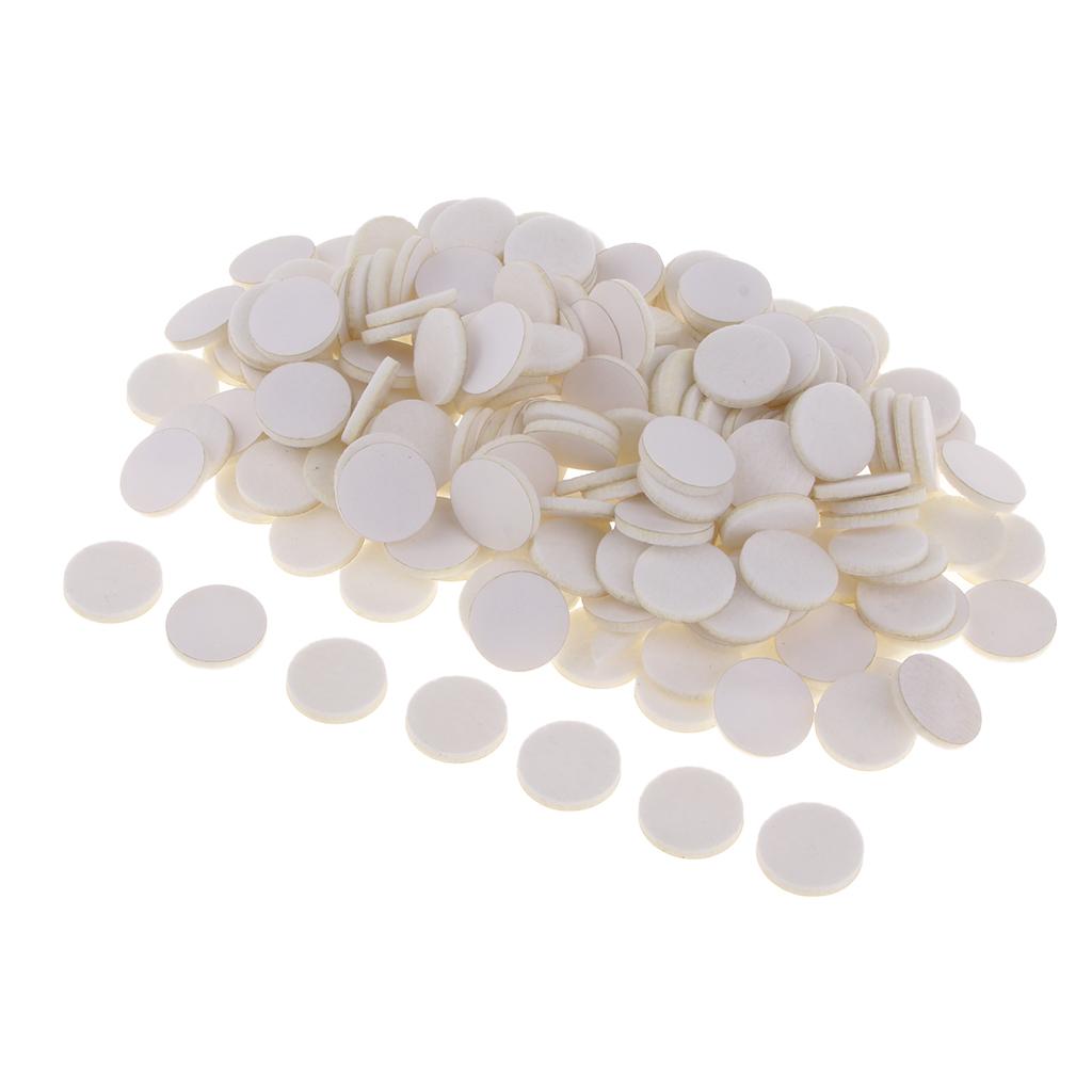 200Pcs 21mm Aromatherapy Essential Oil Diffuser Locket Refill Pads white