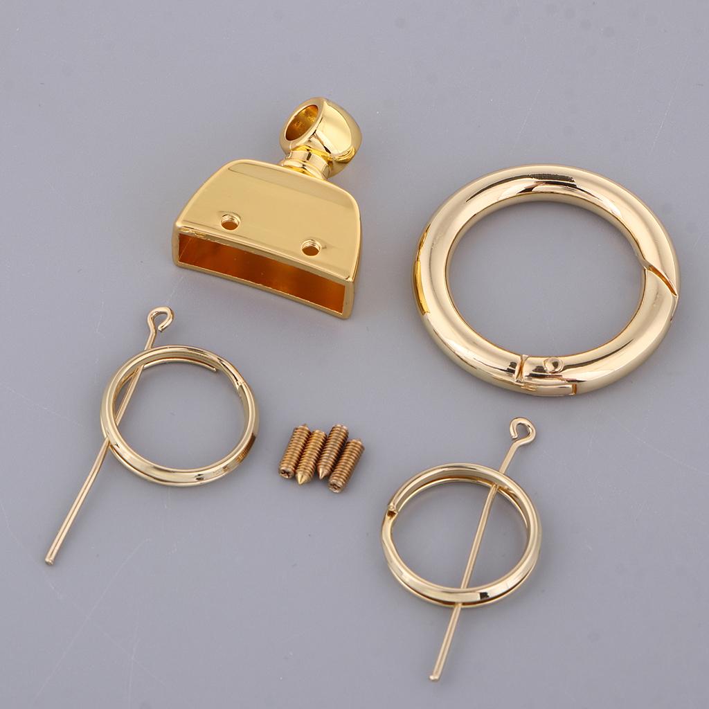 Key Spring Ring for Keys Organization Pendant Keychain Key Ring Golden