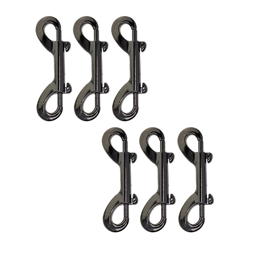 Double End Clips Heavy Duty Alloy Snap Hook Key Chain Luggage Strap eBay