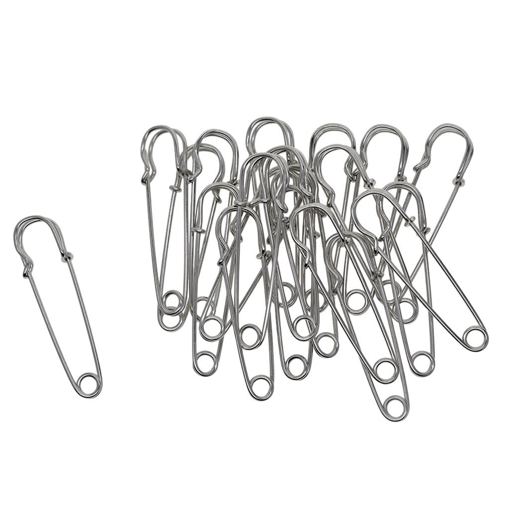 60pcs large metal strong DIY Kilt scarf Hijab Brooch safty lapel Pin 