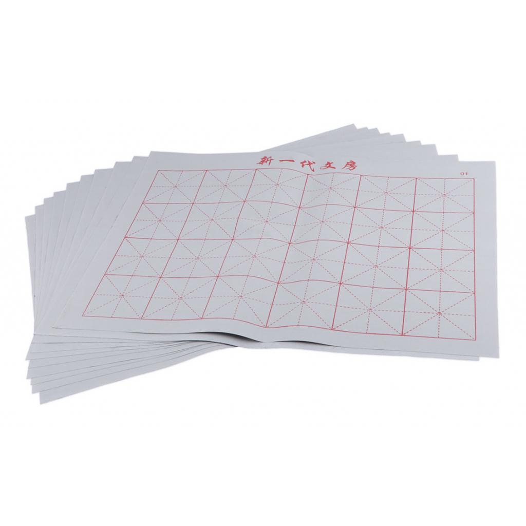 10x Reusable Chinese Calligraphy Kanji Water Writing Cloth for Practicing B