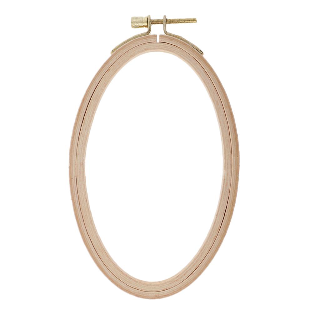 Beech Oval Cross Stitch Hoop Needlework Embroidery Sewing