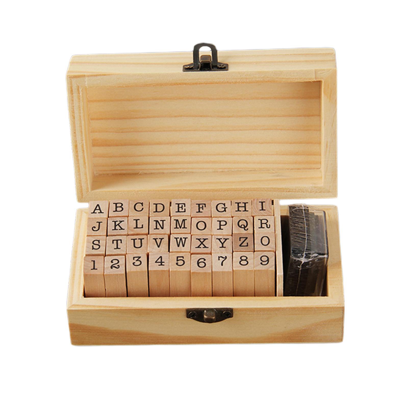 Rubber Letter Stamp Set