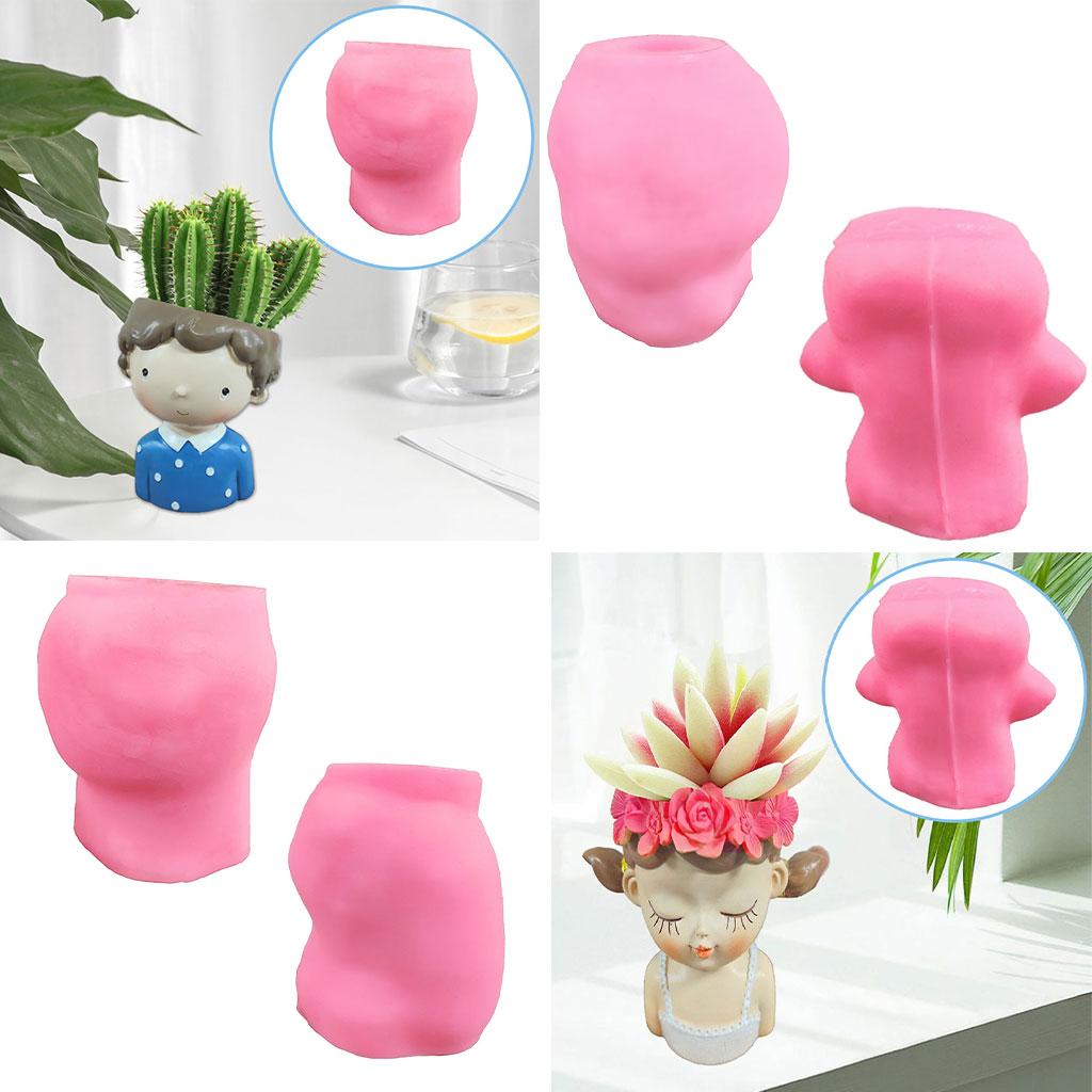 DIY Epoxy Silicone Mold Resin Casting Mould Flowerpot Craft 85x90x108mm