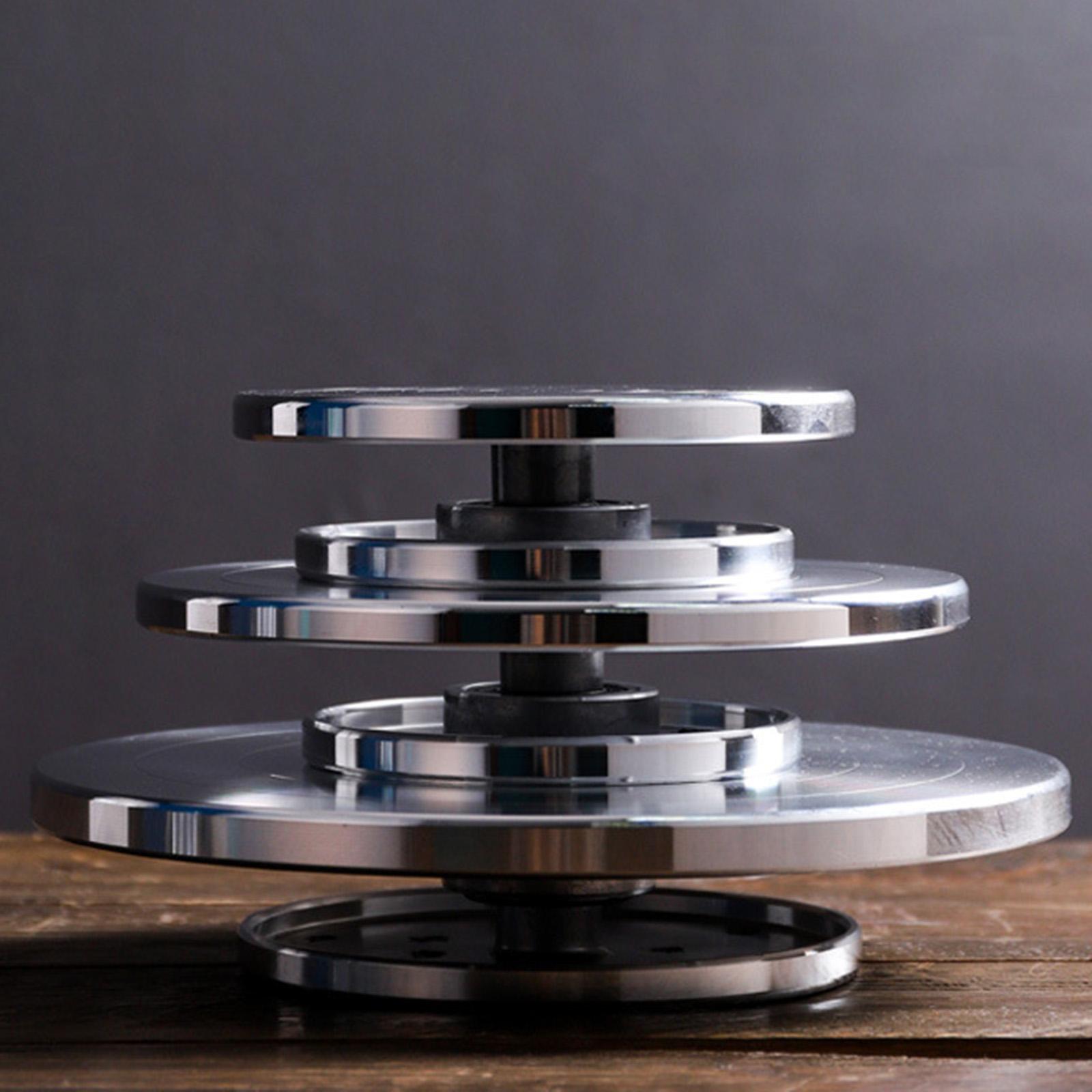 2x Pottery Banding Wheel Manual Forming Sculpting Turntable Ceramic Clay Art