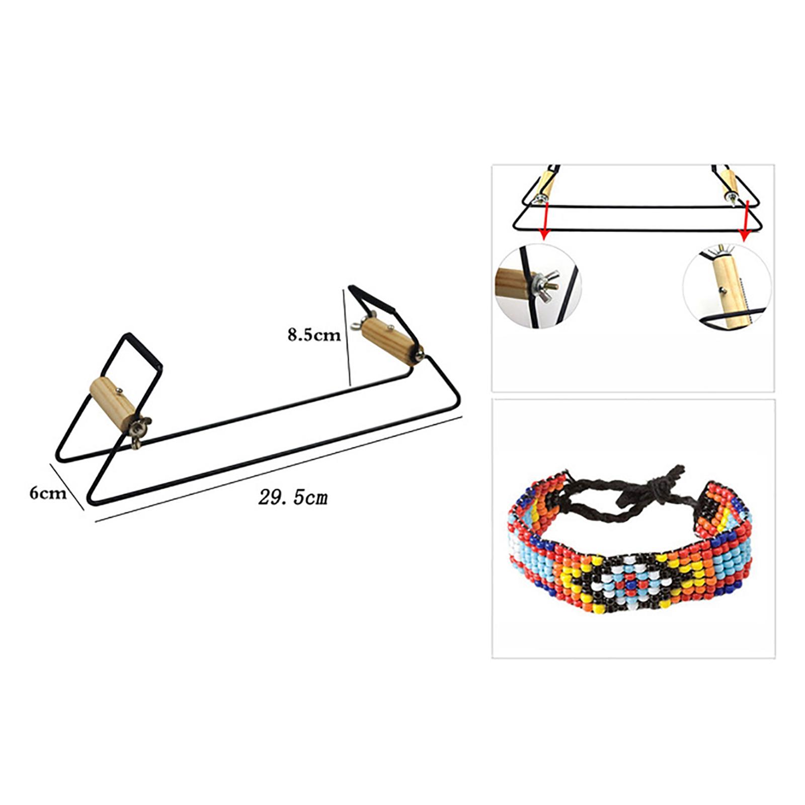 Bead Loom Kit Lobster Clasps Thread for Necklaces Jewelry Making Beginners