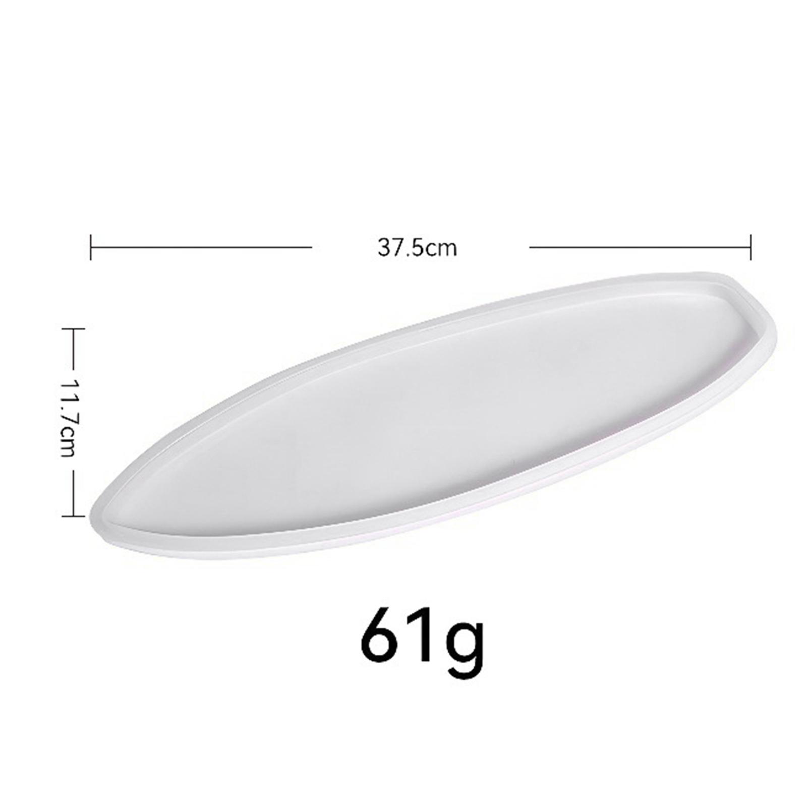 Surfboard Shaped Silicone Coaster Model Cosmetic Tray Epoxy Resin Mould Style A