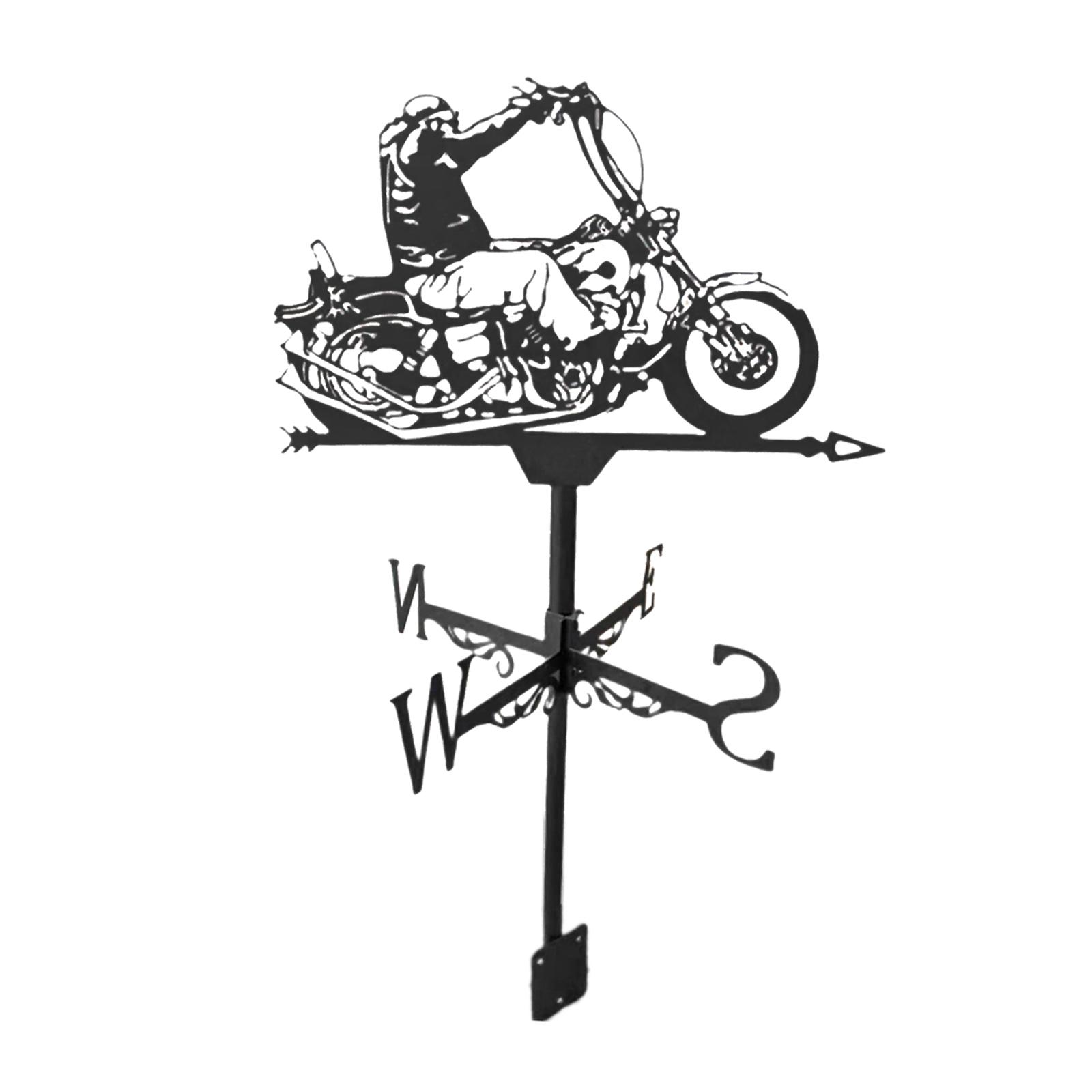 Metal Motorcycle Weathervane