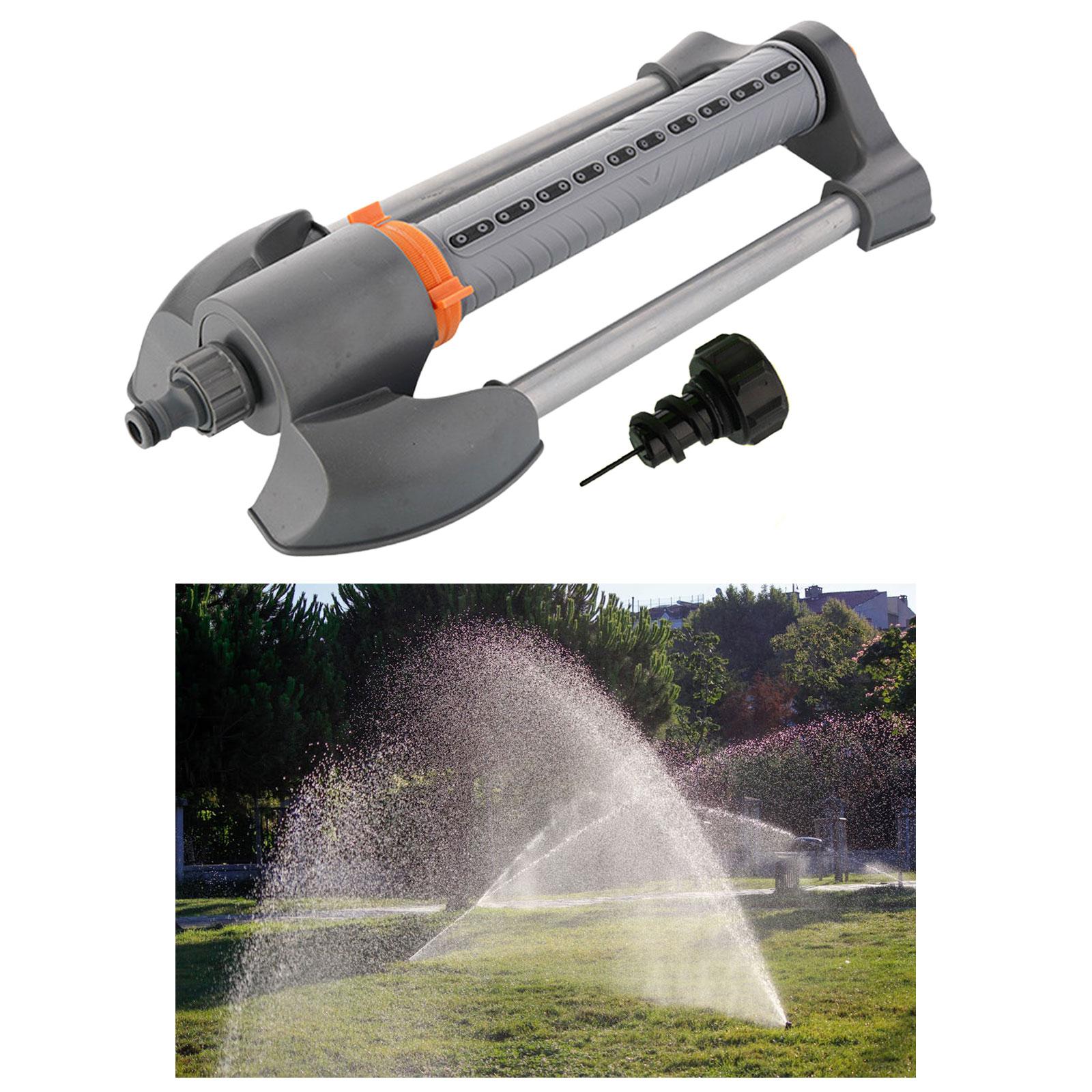 Oscillating Sprinkler Improve Irrigation Efficiency Multifunctional for Yard Gray 20 Holes