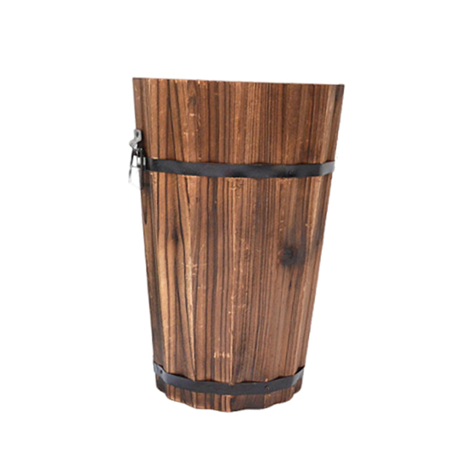 Wooden Bucket Planter