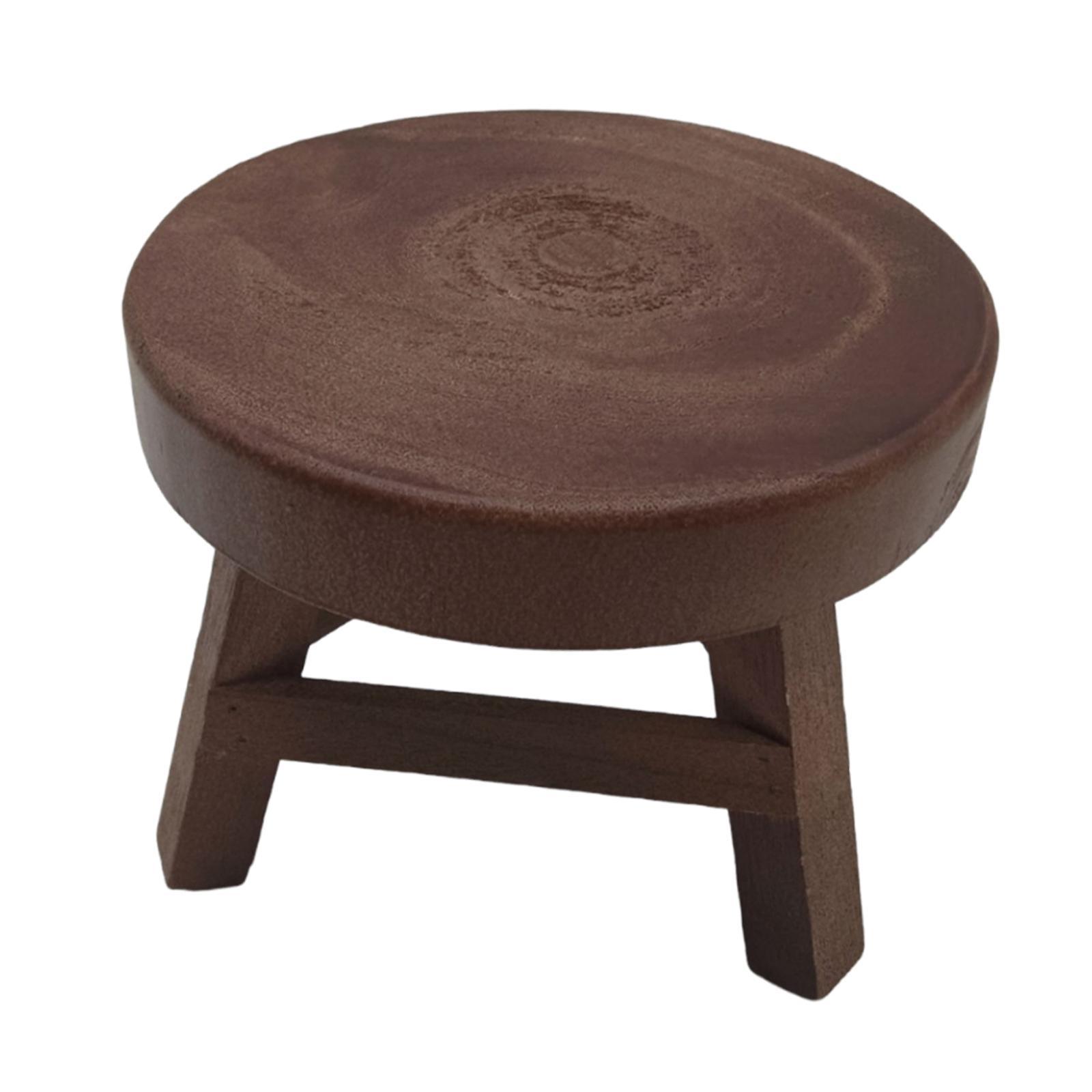 Wooden Plant Stool