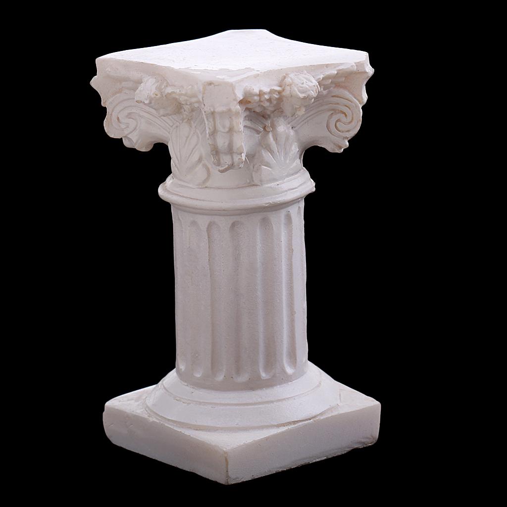 3xRoman Column Model Miniature for Sand Table Scenery Layout Accessory