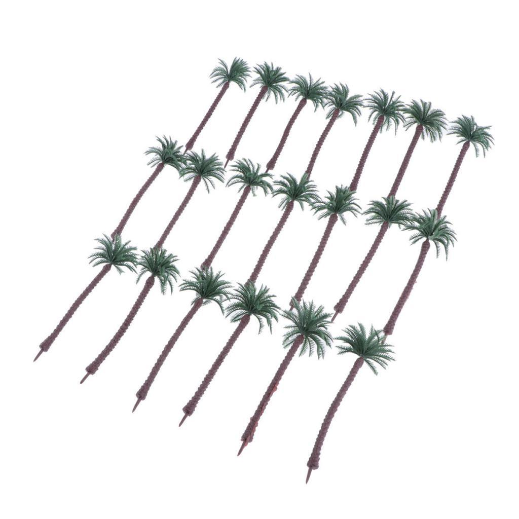 20x Mini Coconut Palm Tree Plant Bonsai Craft Micro Landscape Layout Decor
