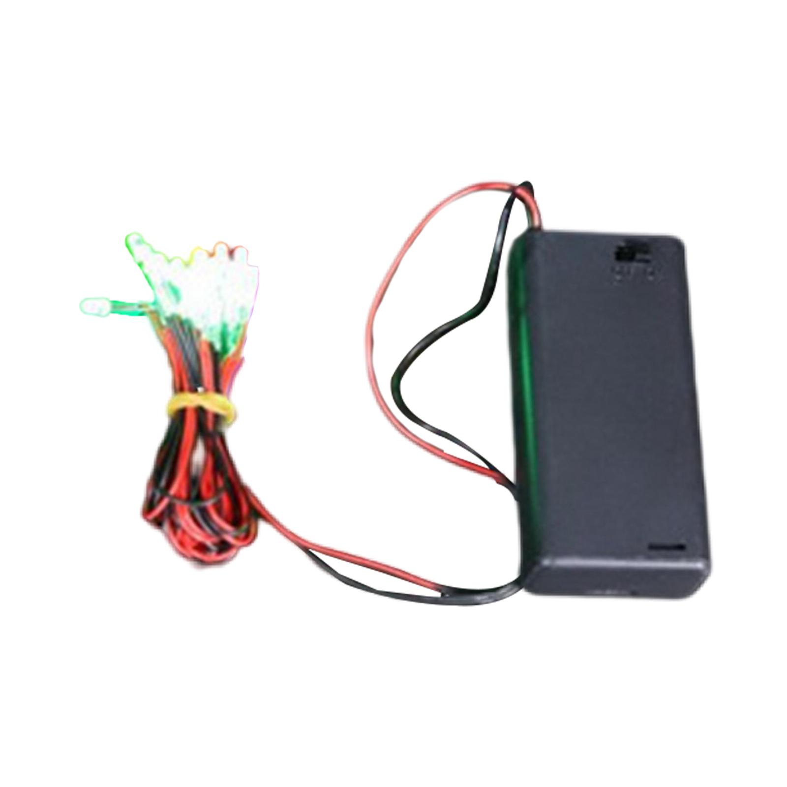 Colourful Light Strips for     Action Figure Base Militaries Model Red