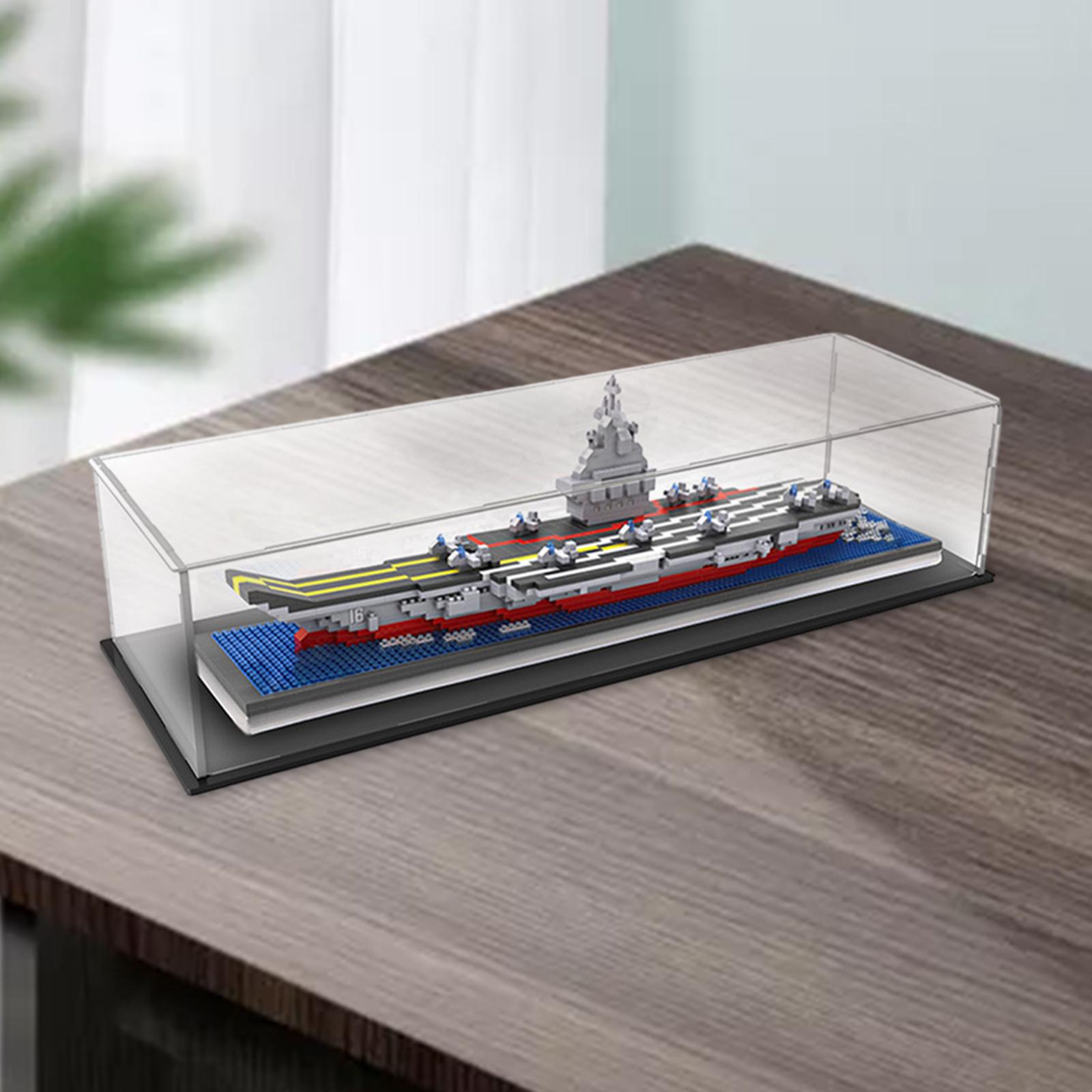 Acrylic Display Box Organizer Transparent for Model Dolls Airplane Car Model