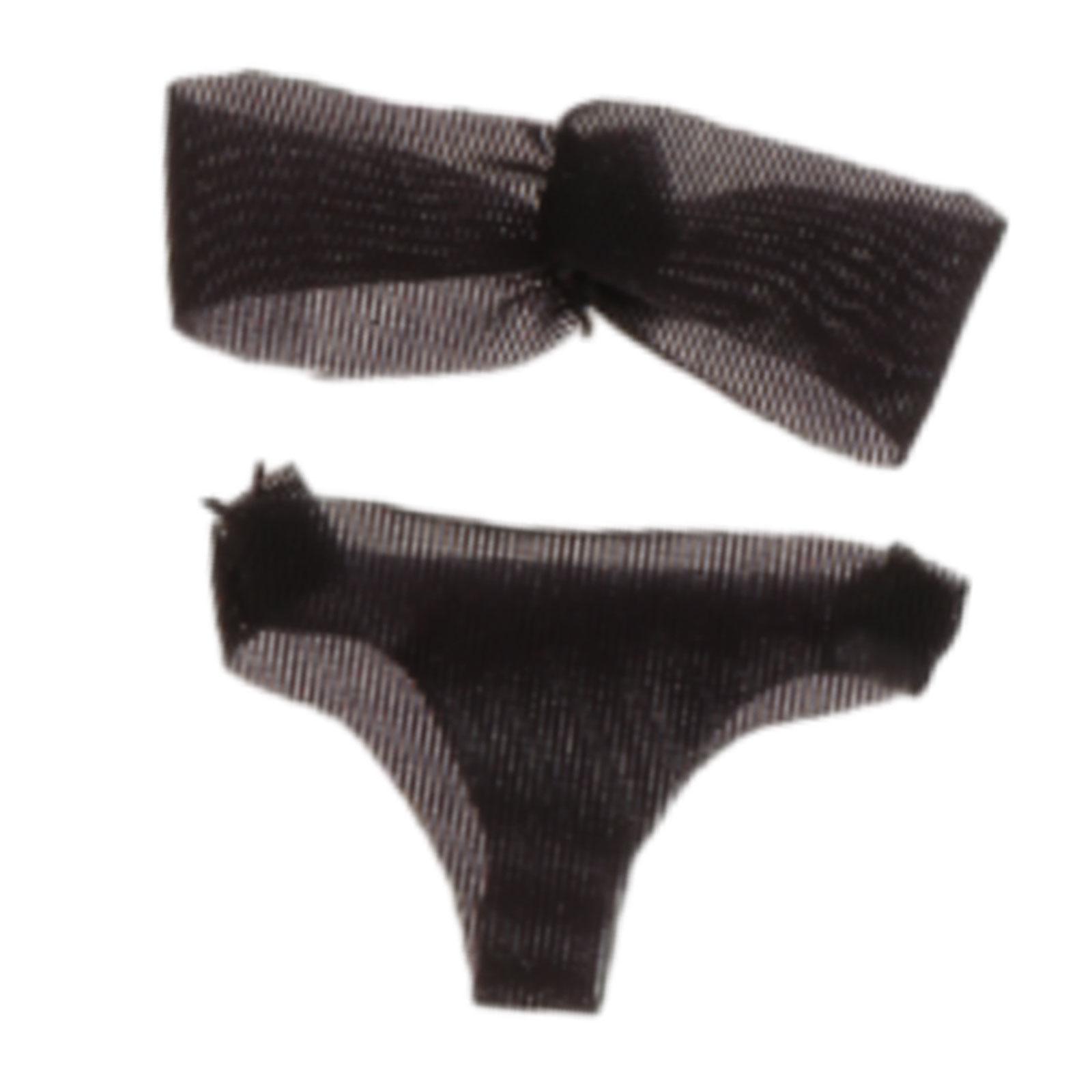 Doll Clothes Bra and Underwear Black
