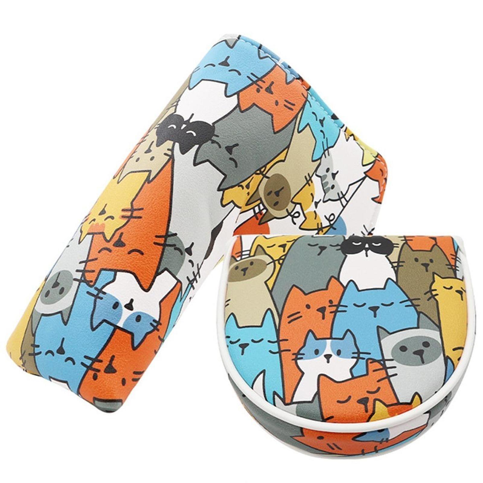 Golf Putter Cover Cartoon Anti Scratch Golfer Headcover Protector L