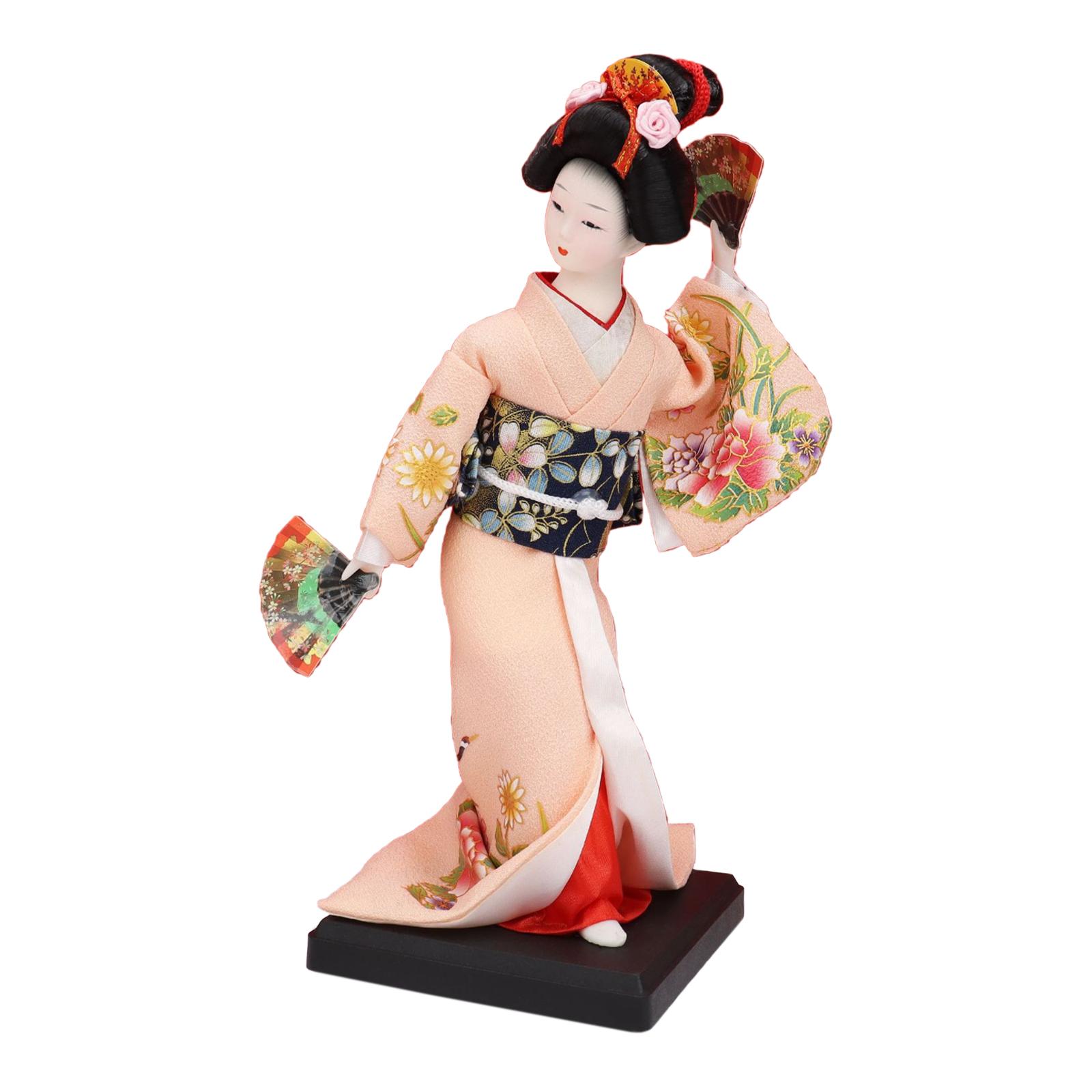 Japanese Geisha 9" Traditional Collectible Figurine