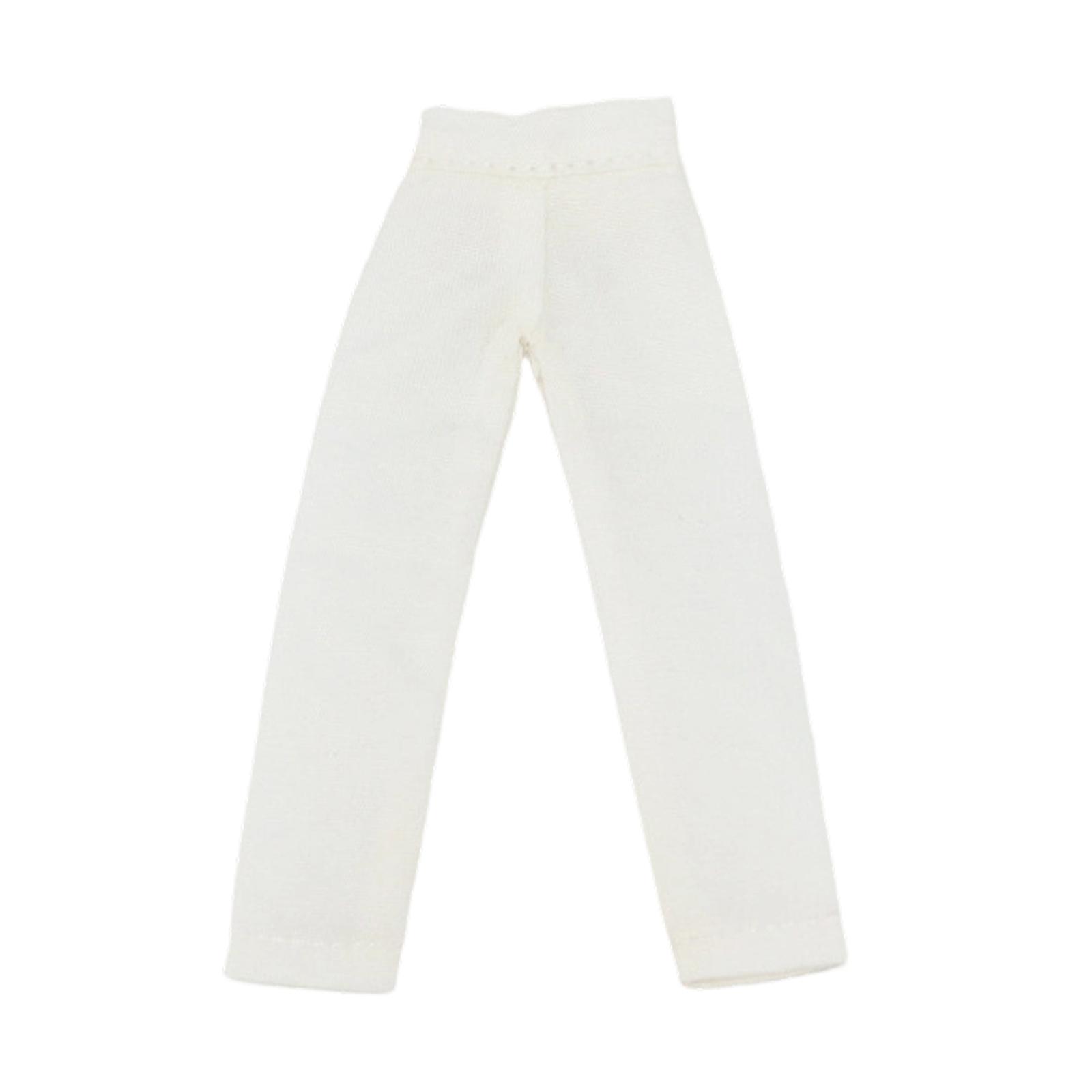1/12 Scale Doll Pants White