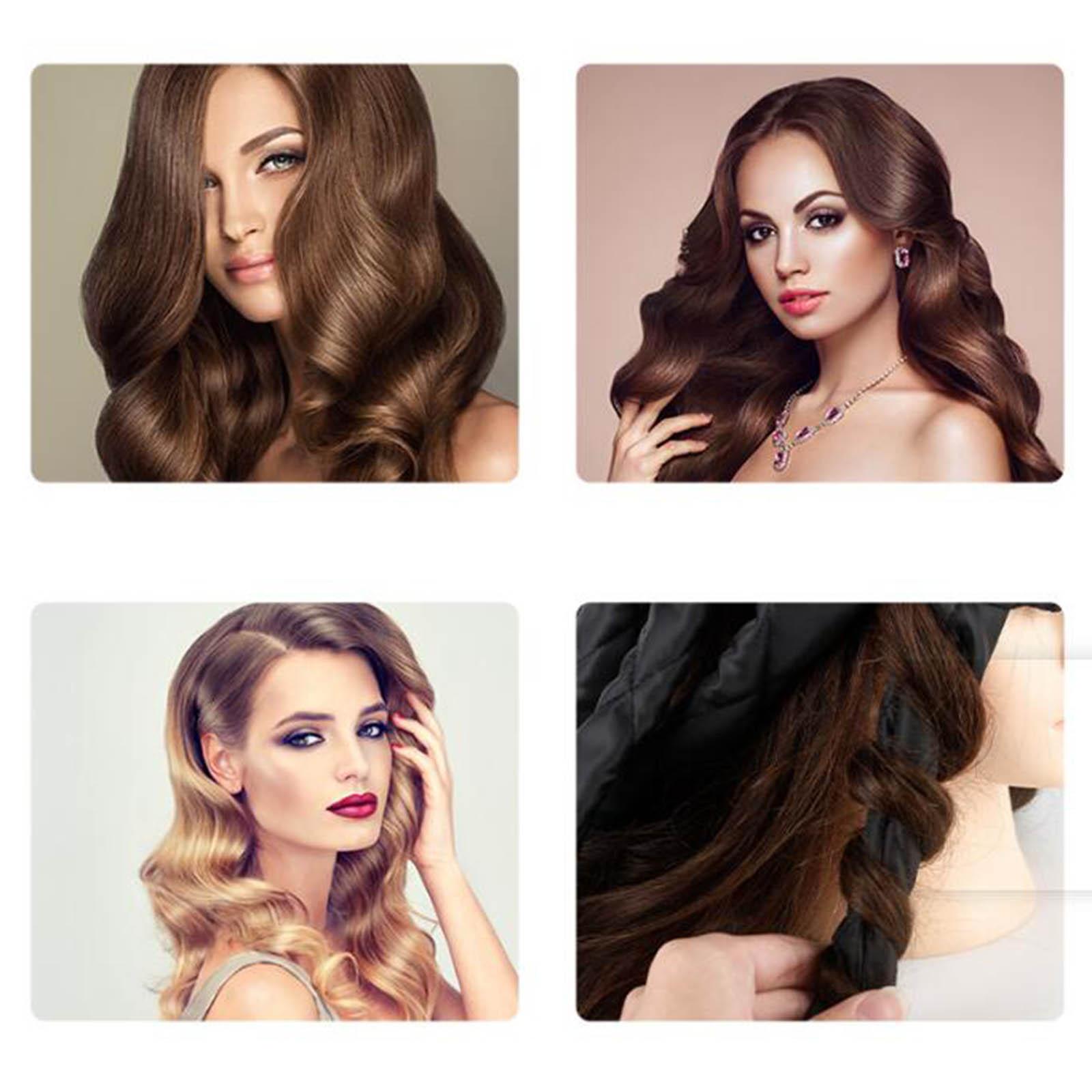 4xOctopus Design Heatless Hair Curler Headband Girl Curls for Long Hair