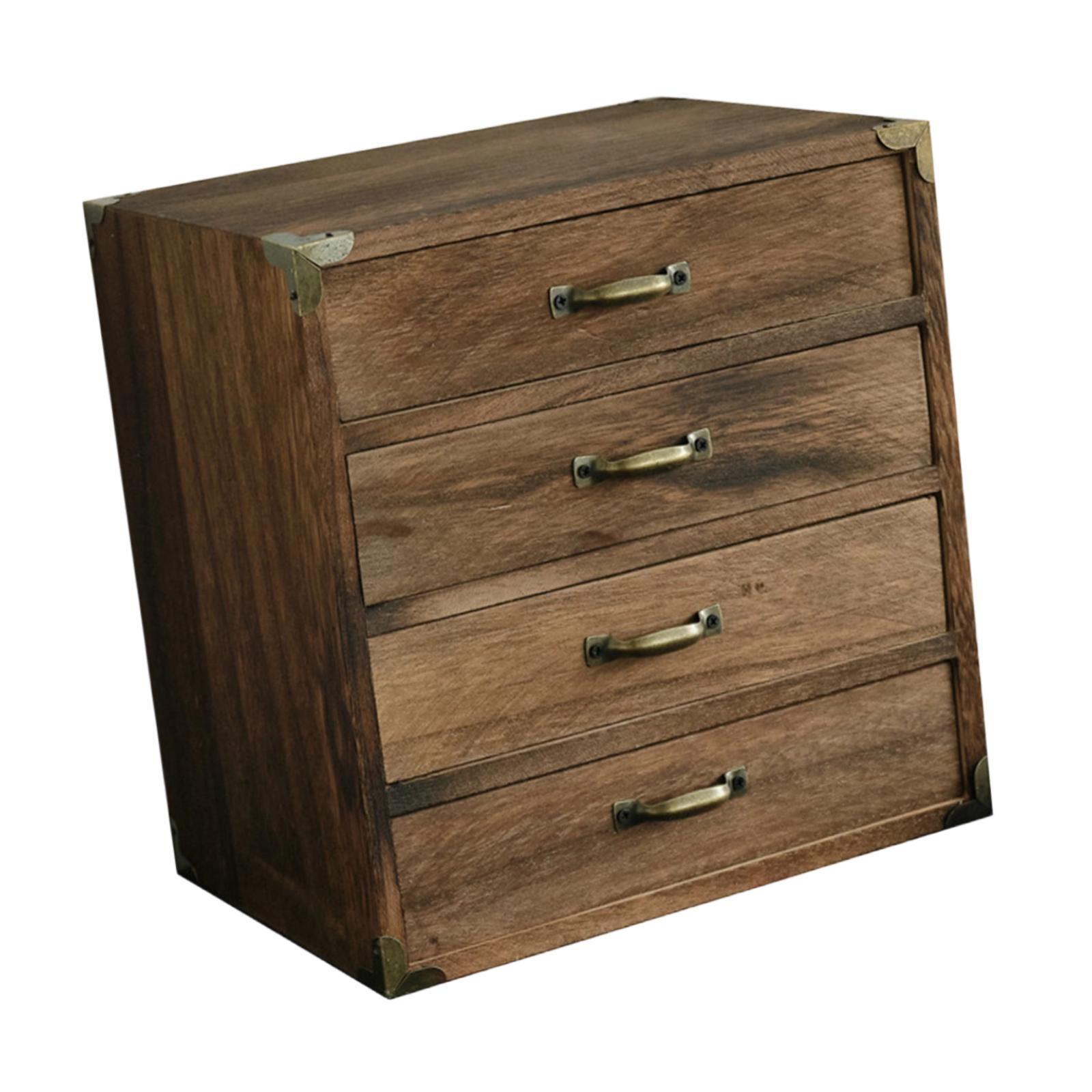 Desktop Drawer Organizer Wooden