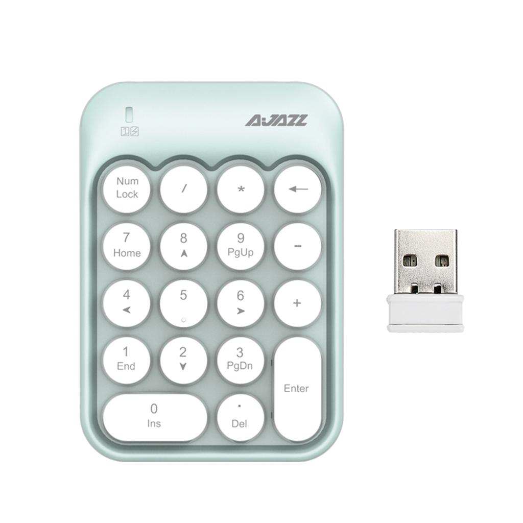 WIRELESS NUMBER PAD Ultra Slim 2 4G Numeric Keypad With Nano Receiver 