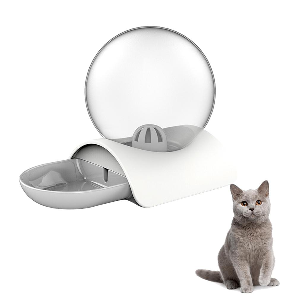 Auto Pet Water Dispenser Drink Water Cat Drinking Bowl Feeder Gray