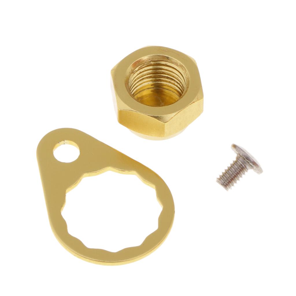 Crank Nut and Screw and Lock Plate for Fishing Reel Handle, Left/Right