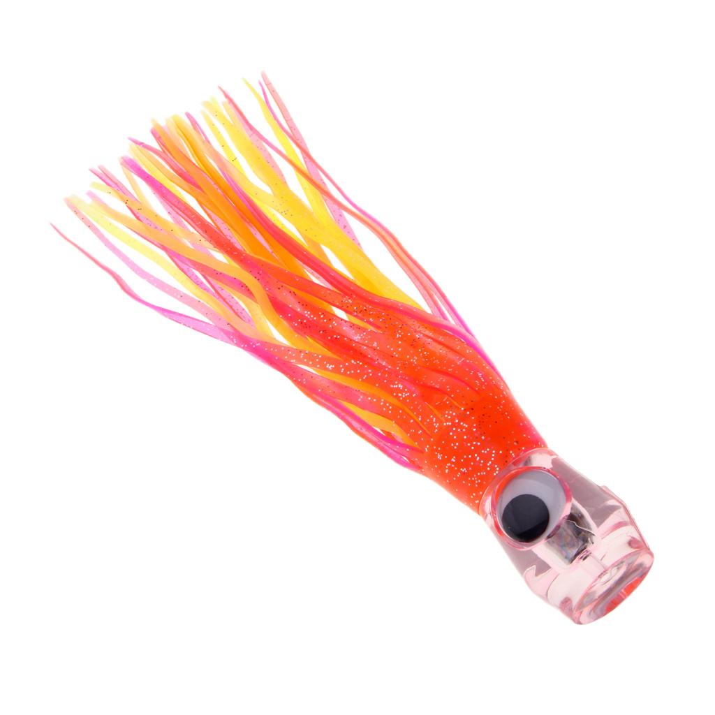 4x Saltwater Fishing Octopus Squid Skirt Lure Marlin Tuna Trolling Lures