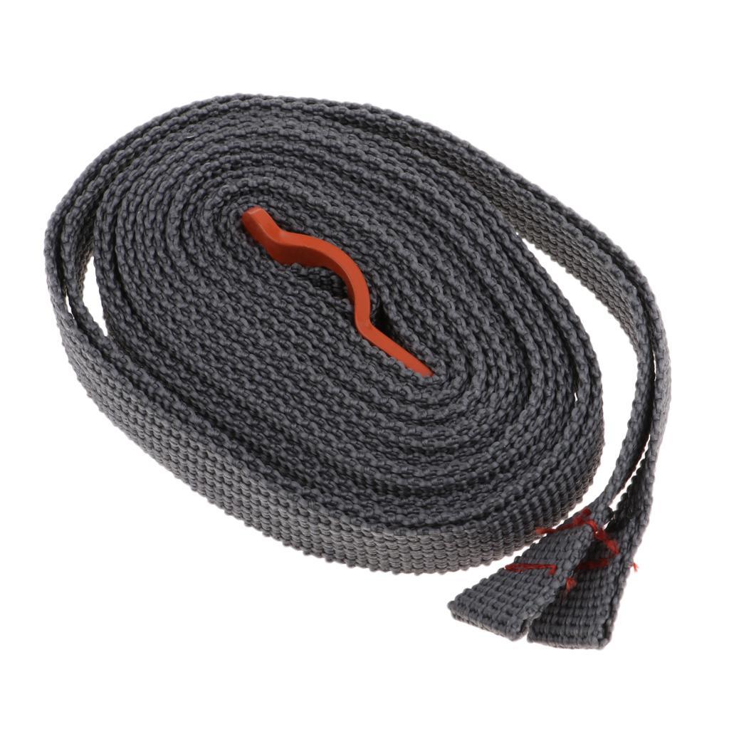 2Pcs 2m Travel Luggage Webbing Strap Camping Hiking Packing Bundle Belt