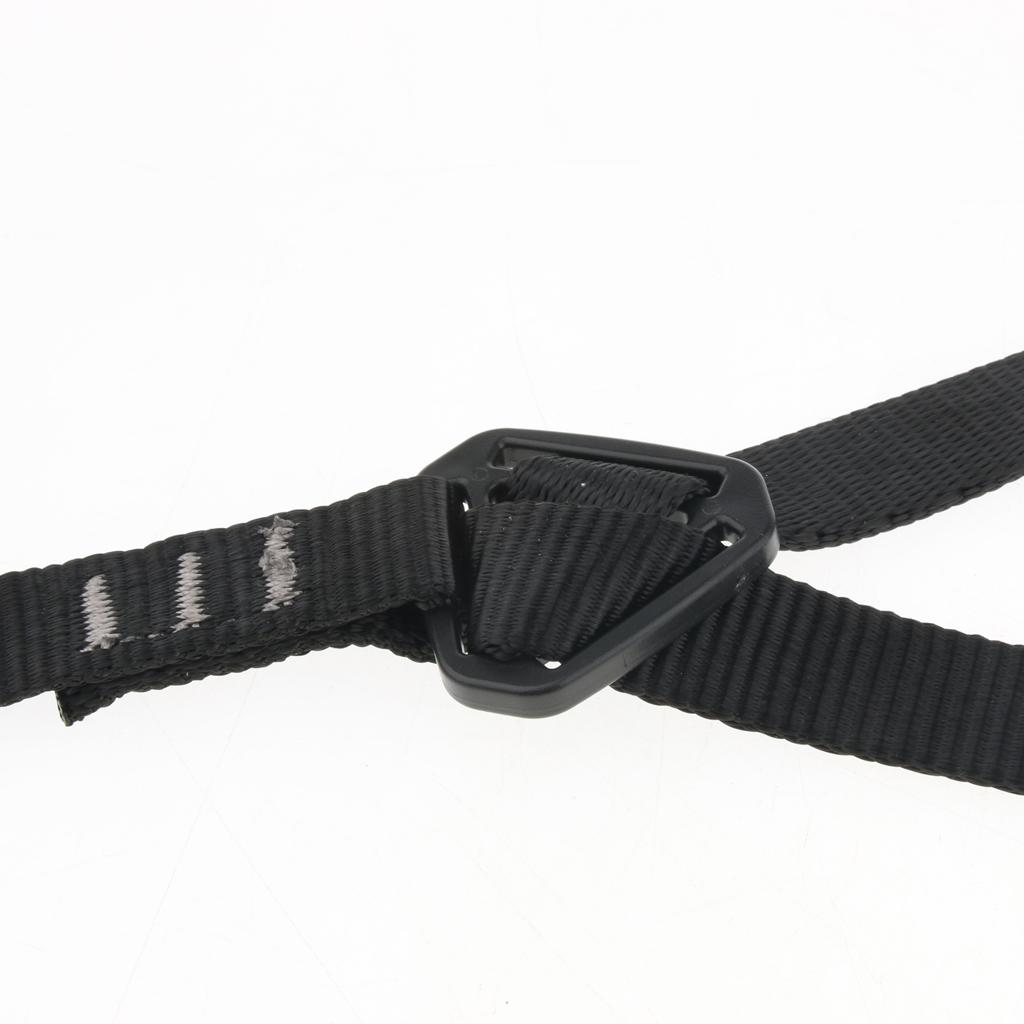 2pcs Rock Climbing Chest Ascender Riser and Adjustable Shoulder Strap Golden