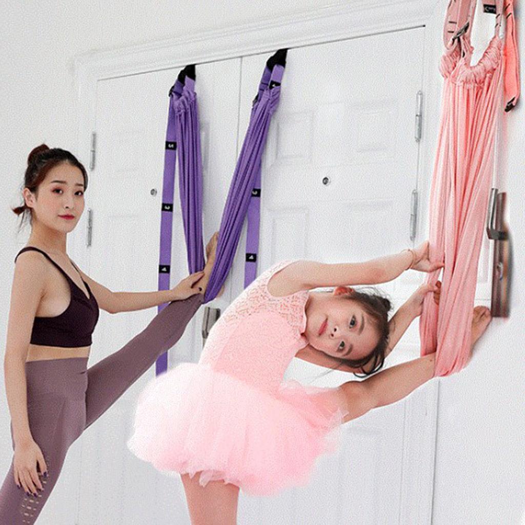 Pilates Yoga Flying Swing Aerial Yoga Hammock Purple