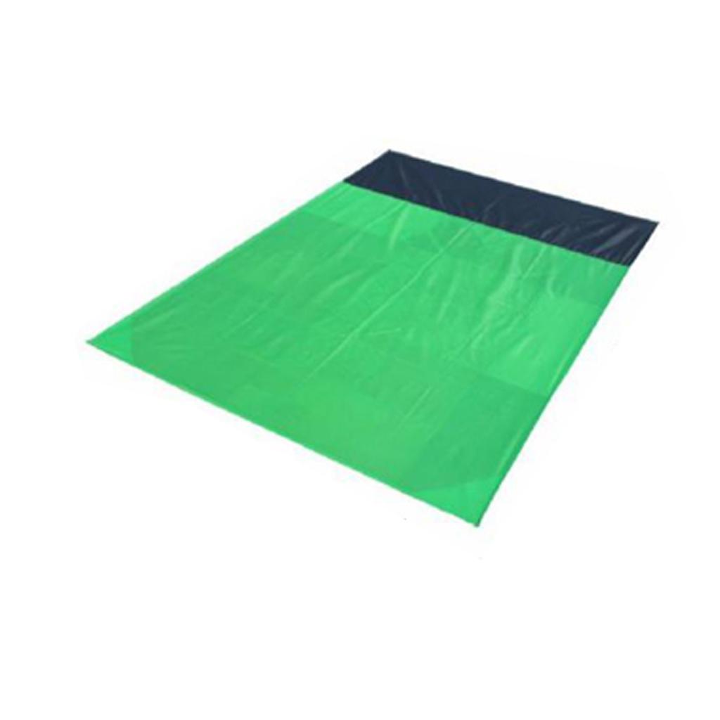 Picnic Camping Mat Waterproof Beach Folding Mattress 1.4x2m Light Green