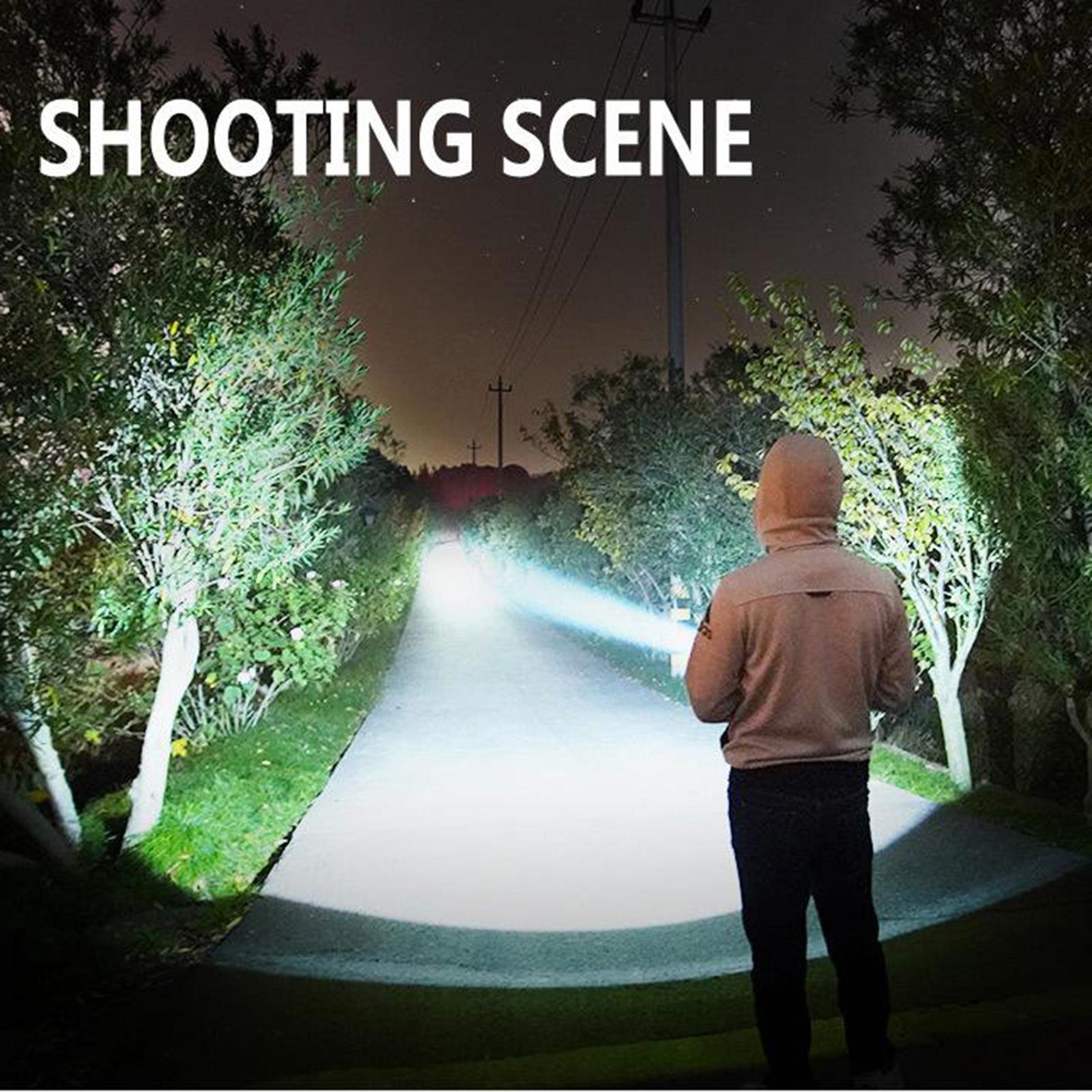 Rechargeable LED Flashlight Torch Lamp XHP50 XHP70.2 A89 18650 Battery