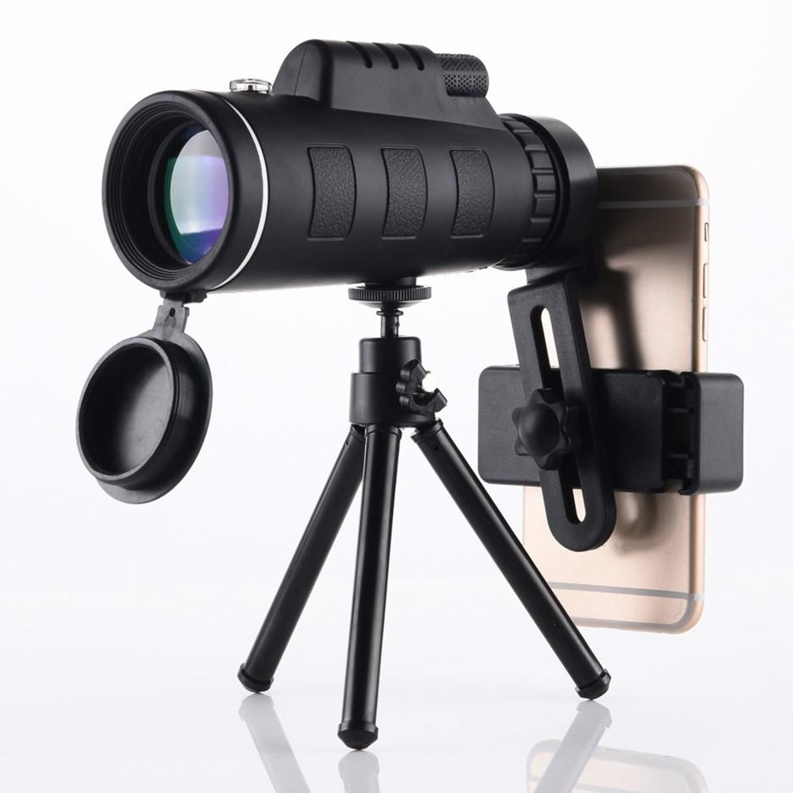 40X60 Monocular Telescope with Tripod with Smartphone Holder and Tripod