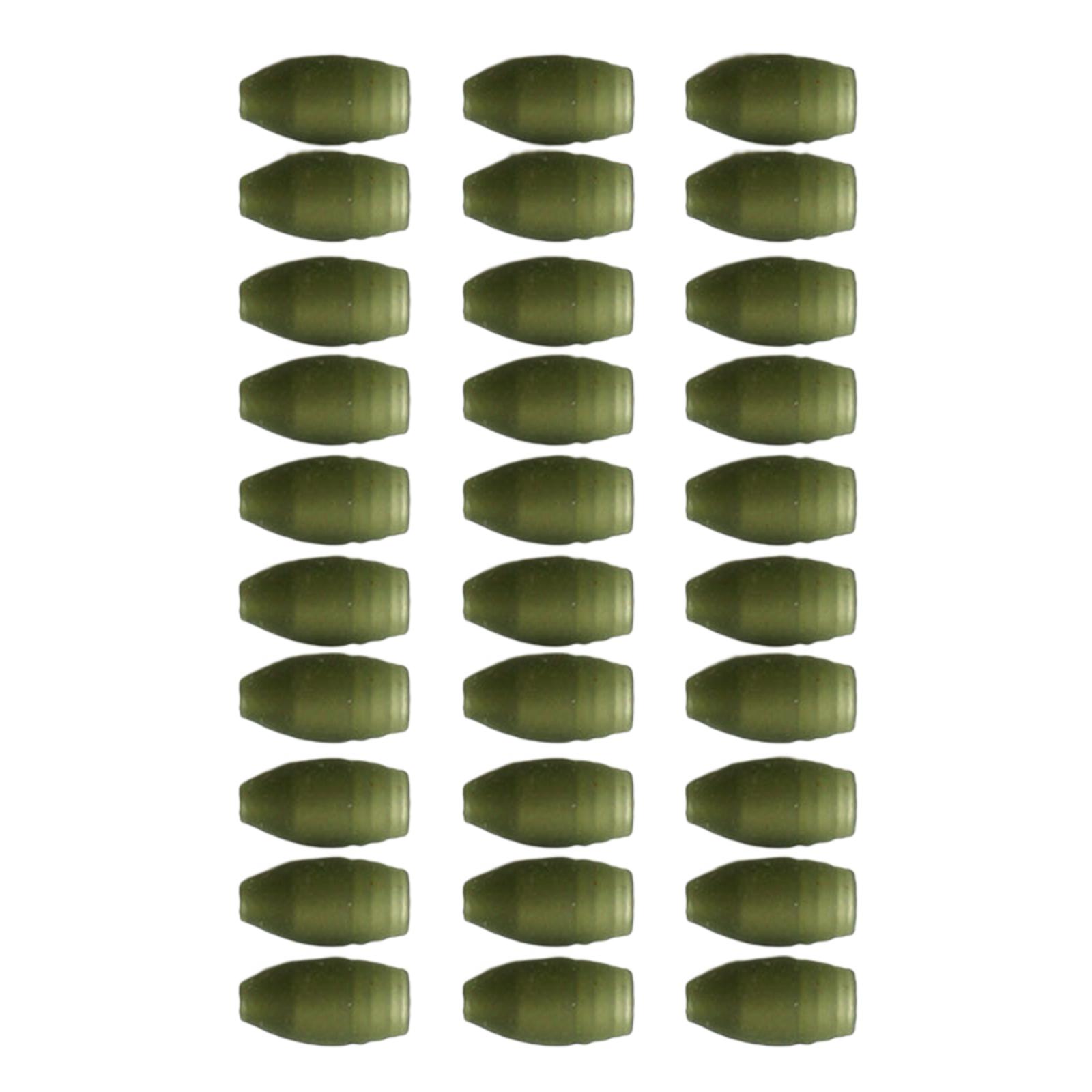 30Pcs Elastic Pole Dacron Connectors Carp Fishing Fishing Tackle Accessories