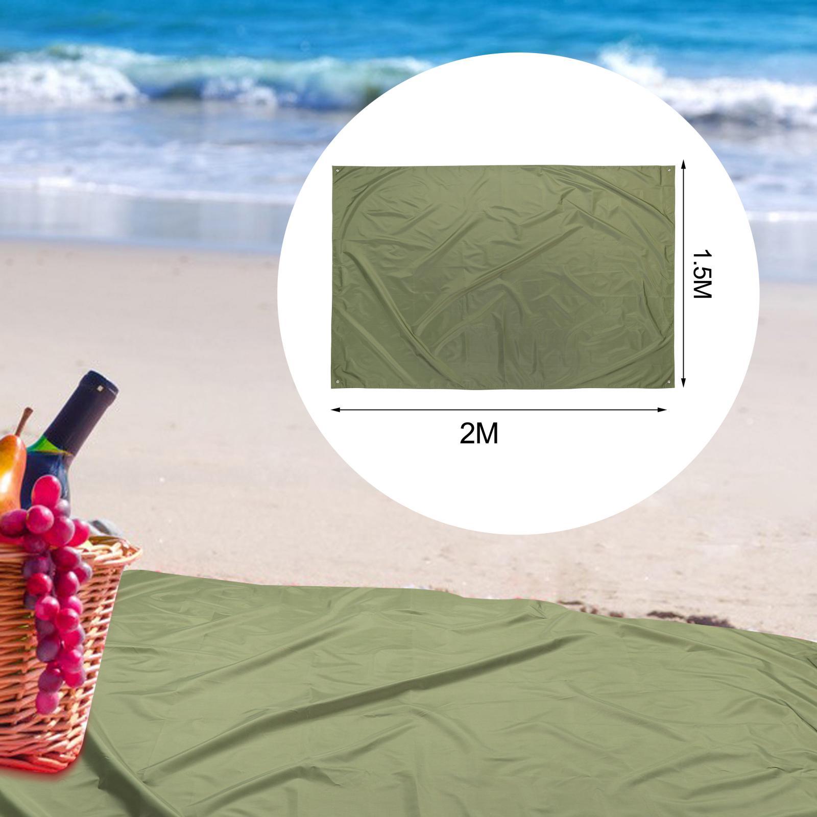 Lightweight Camping Tent Tarp Waterproof Outdoor Family  1.5x2m Green